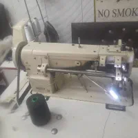 چرخ خیاطی صنعتی کلفت دوزی جفت پایه کره اصل|چرخ خیاطی و ریسندگی|مهاباد (آذربایجان غربی), |دیوار