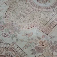 فرش 9 متری سالم کرمی رنگ