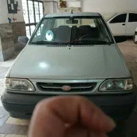 پراید نقرآبی مدل 85دوگانه cng دستی