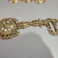 مجمسه و جاکلیدی برنزی|مجسمه، تندیس، ماکت|کاشان, شهرک خاتم الانبیا (مسکن ملی کاشان)|دیوار