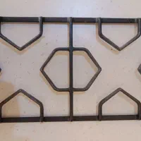 دو عدد پنجره چدنی اجاق گاز 5شعله26*48