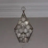 لوستر با دیوارکوب کریستالی جفت (۸شعله پرنور)|لوستر و چراغ آویز|تهران, سید خندان (جلفا)|دیوار