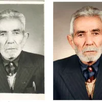 ترمیم و جدید کردن عکس قدیمی وسیاه سفید