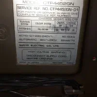 تلویزیون رنگی قدیمی چوبی ۱۶ اینچ ژاپن|تلویزیون و پروژکتور|تهران, جی|دیوار