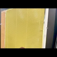 پرده کرکره زرد و گلبهی ۲*۲|پرده، رانر، رومیزی|رشت, معلم|دیوار