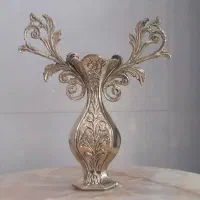 میز سماوربرنجی وتلفن