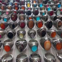 انواع انگشتر طرح نقره