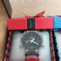ساعت مچی جیشاک پمپی رنگ قرمزضداب