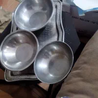 سینی لیوان کاسه استیل قابلمه روحی لعابی قالب کیک