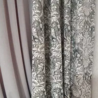 کنار پرده ای نگین کاری شده|پرده، رانر، رومیزی|زاهدان, |دیوار