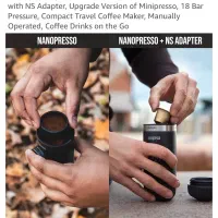 قهوه ساز سفری واکاکو nanopresso+ NS adapter