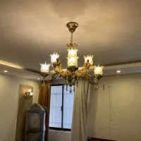 لوستر ۸ شعله ، دیوار کوب ، چراغ آویز سقفی ، مهتابی|لوستر و چراغ آویز|مشهد, هفت تیر (حافظ)|دیوار