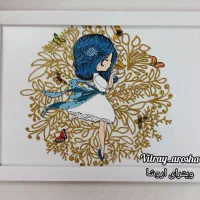 تابلو دختربهار ویترای