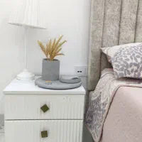 تخت خواب+ پا تختی + تشک رویال|تخت و سرویس خواب|بدره, |دیوار