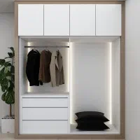 ساخت و نصب انواع کابینت وکمد دیواری