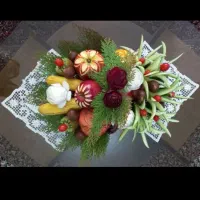 میوه آرایی وحکاکی هنداونه شب یلدا|خدمات پذیرایی، مراسم|زنجان, |دیوار