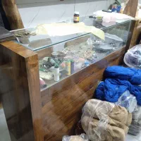 قفسه فلزی چوبی رگال دکور شلف ویترین وسایل مغازه|فروشگاه و مغازه|قوچان, |دیوار