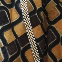 دستبند رولکس رز گلد نقره آیی رنگ ثابت