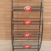 استند فلزی چرخ دار