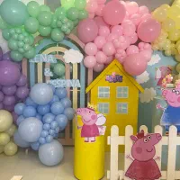 تم بادکنک تولد صورتی|خدمات پذیرایی، مراسم|قم, شهرک قدس|دیوار