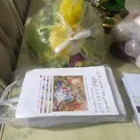 باقیمانده نخ و نقشه دو طرح مختلف و دار ذرع و نیم|تابلو فرش|کرمانشاه, |دیوار