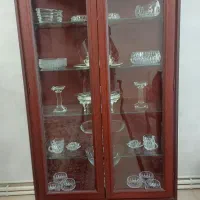 بوفه تمام چوب راش.رنگ ماهگونی