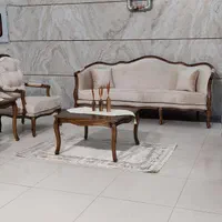 مبل فرانسوی پشت حصیری|مبلمان خانگی و میز عسلی|شیراز, فخرآباد (دروازه کازرون)|دیوار