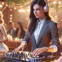 دی جی و نورپردازی  خانم