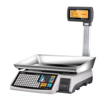 ترازوی 8 رقم اعشار . ترازو باسکول ساده چاپگردار