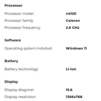 لپتاپ HP مدل Intel Celeron N4120|رایانه همراه|تهران, نیکنام|دیوار