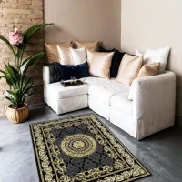 فرشینه چاپی مخمل شانل ترک