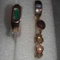 ۱۲ عدد انگشتر یاقوت زنانه مردانه آب طلا خارج و|جواهرات|کرمانشاه, |دیوار