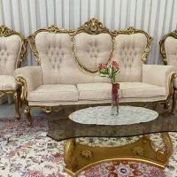 مبلمان نه نفره کاملا سالم|مبلمان خانگی و میز عسلی|تربتحیدریه, منصوریه|دیوار