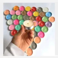 شمع وارمر سکه ای(بسته۶ عددی)