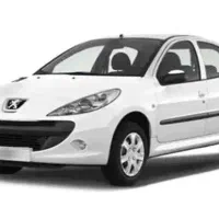 207 سفید رنگ tu5 سقف فلز