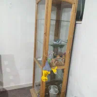 کمد دکوری پنج طبقه چراغ دار (بوفه)