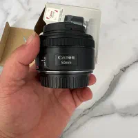 لنز کنون 50mm stm در حد