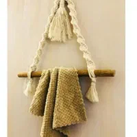 آویز حوله مکرومه