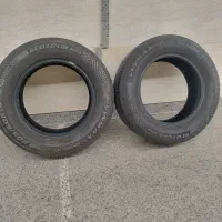 یک جفت لاستیک چینی205 پژو با دو جفت رینگ صلیبی ۱۴|قطعات یدکی و لوازم جانبی|همدان, |دیوار