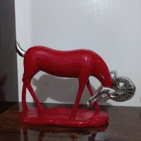 مجسمه گوزن پلی‌استر|مجسمه، تندیس، ماکت|خرم‌آباد, |دیوار