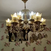 لوستر ۶ شاخه ۱۲ شعله