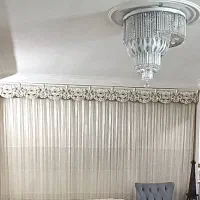 پرده و لوستر پذیرایی قیمت عالی|پرده، رانر، رومیزی|زنجان, |دیوار