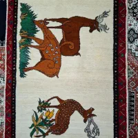 قالی دستباف قشقایی|فرش|کوه چنار, |دیوار