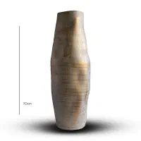 خمره (گلدان) پتینه کرم طلایی