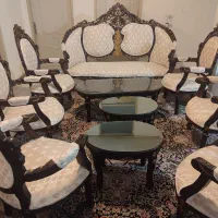 مبل نه نفره سلطنتی|مبلمان خانگی و میز عسلی|کرمانشاه, |دیوار