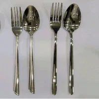 قاشق چنگال دهنه اروپایی جدید طلایی نقره ای120پارچه|ظروف سرو و پذیرایی|یزد, |دیوار