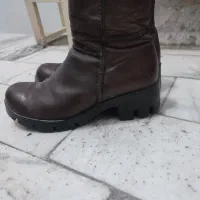 نیم بوت چرم اصل