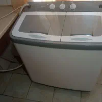 ماشین لباسشویی دوقلو  دونار  در  حد نو  شیش کیلویی