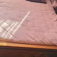 تختخواب دونفره باتشک.تمیز وسالم