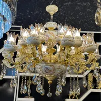 لوستر سلطنتی سرامیکی طرح برنز اقساطی